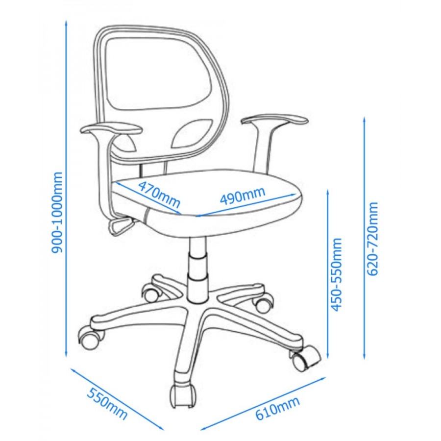 Davis Mesh Operator Office Chair